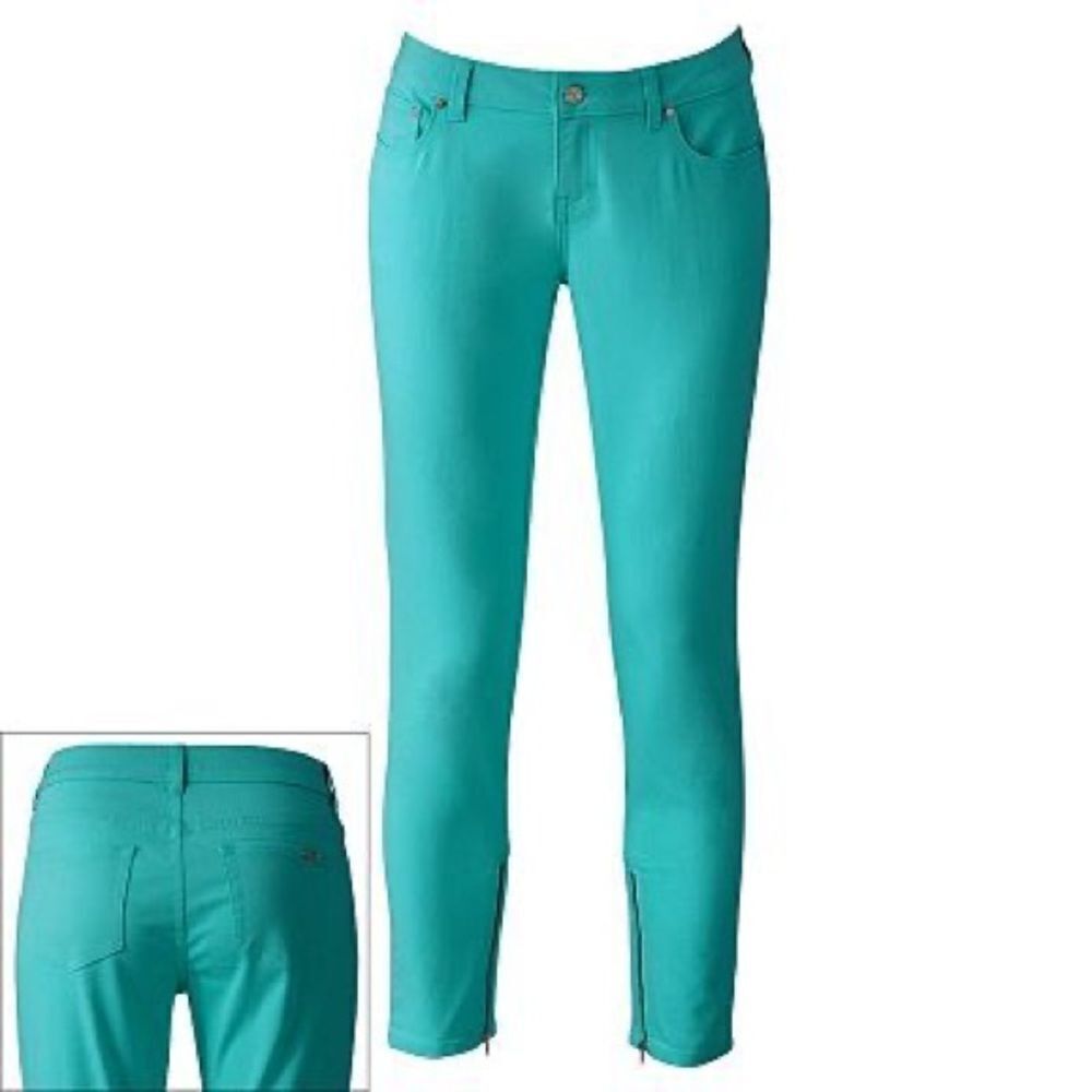 ✨HP✨Women's Jennifer Lopez Ankle Zip Skinny Jeans ✨